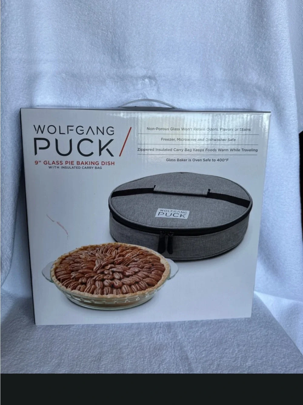 Wolfgang Puck Gray Insulated Carry Bag for 9